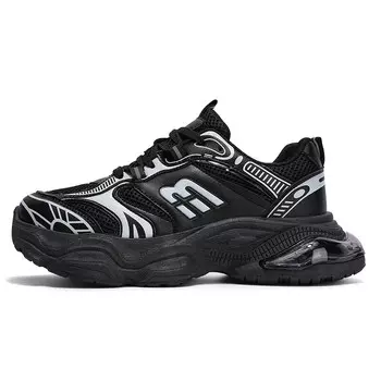 Кроссовки мужские толстые низкие Ant City, черный