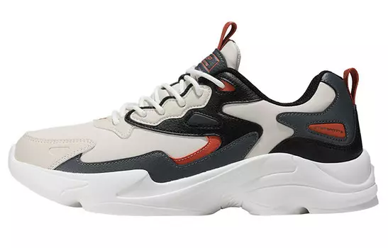 Кроссовки мужские толстые низкие белые/серые/черные Xtep