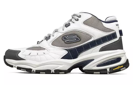 Кроссовки мужские толстые низкие белые/синие/серые/черные Skechers