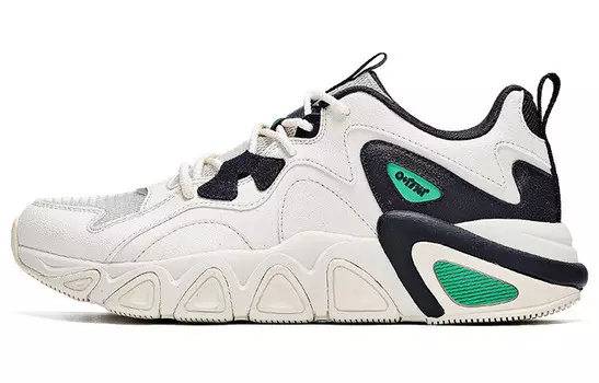 Кроссовки мужские толстые низкие белый/синий 361°