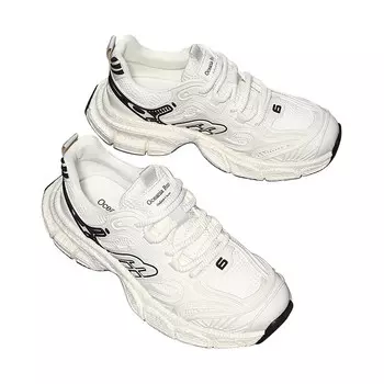 Кроссовки мужские толстые низкие бежевый/черный Oceania Roo