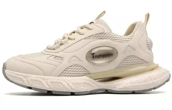 Кроссовки мужские толстые низкие бежевый Trumppipe