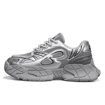 Кроссовки мужские толстые низкие Buffalo Bound, цвет Silver Gray