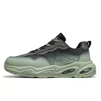 Кроссовки мужские толстые низкие Cahhrrn, цвет White/Khaki