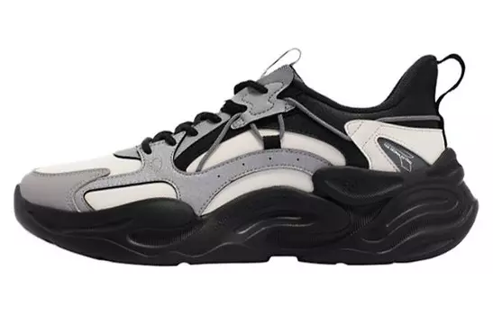 Кроссовки мужские толстые низкие черный 361°