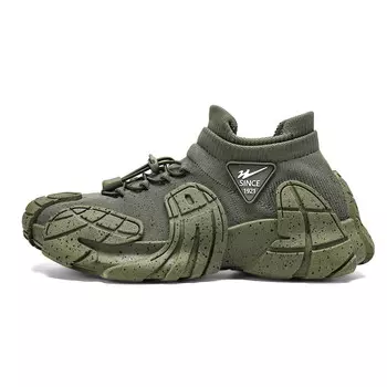 Кроссовки мужские толстые низкие черный Binary