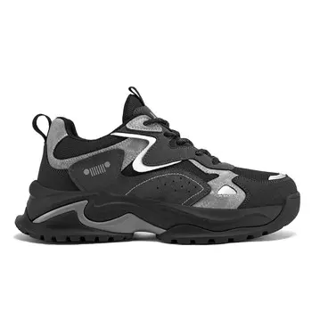 Кроссовки мужские толстые низкие черный Jeep Spirit