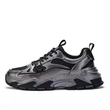 Кроссовки мужские толстые низкие черный Jeep Spirit