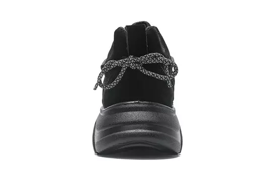 Кроссовки мужские толстые низкие черный Warrior