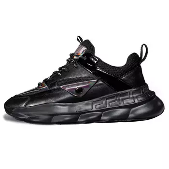 Кроссовки мужские толстые низкие черный Yedani