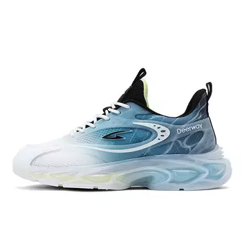 Кроссовки мужские толстые низкие Deerway, белый/синий/оранжевый