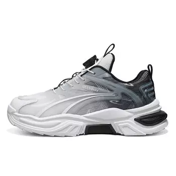 Кроссовки мужские толстые низкие Deerway, белый/синий