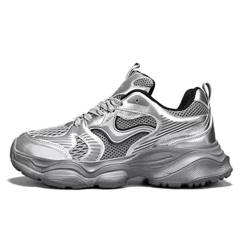 Кроссовки мужские толстые низкие Deerway, черный