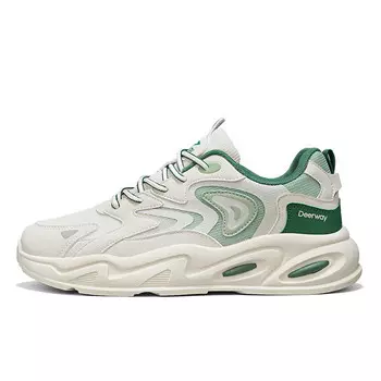 Кроссовки мужские толстые низкие Deerway, цвет White Deep Blue