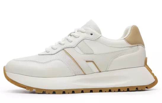 Кроссовки мужские толстые низкие Desai, цвет White-blue-17