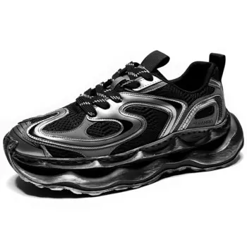 Кроссовки мужские толстые низкие Devanro, белый