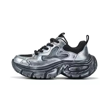 Кроссовки мужские толстые низкие Fairwhale, белый