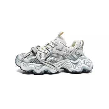 Кроссовки мужские толстые низкие Fairwhale, цвет Cyber black green