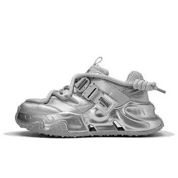 Кроссовки мужские толстые низкие Fairwhale, цвет Steel Black