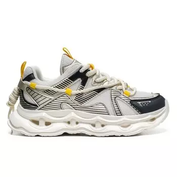 Кроссовки мужские толстые низкие Gnva, бежевый