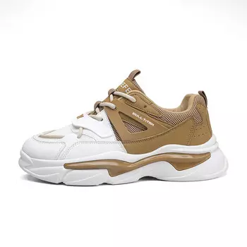 Кроссовки мужские толстые низкие Gong Niu Ju Ren, черный