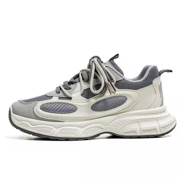 Кроссовки мужские толстые низкие Grumpy Ram, серый