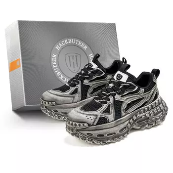 Кроссовки мужские толстые низкие Hackbuteer, белый