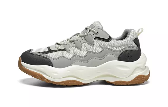 Кроссовки мужские толстые низкие Hla, серый