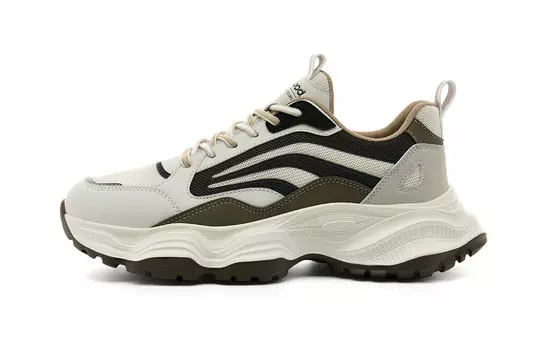 Кроссовки мужские толстые низкие Hla, зеленый