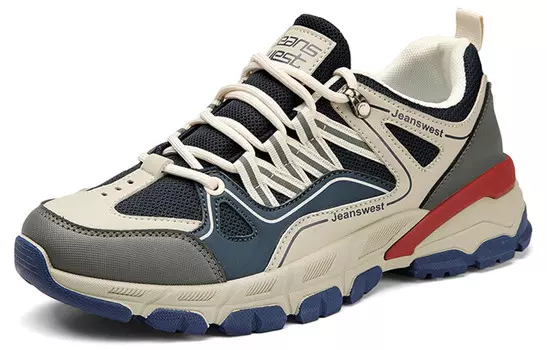 Кроссовки мужские толстые низкие Jeanswest, хаки