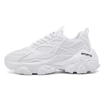 Кроссовки мужские толстые низкие Jioushen, черный