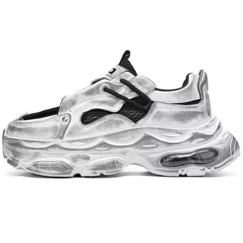 Кроссовки мужские толстые низкие Jkem, белый