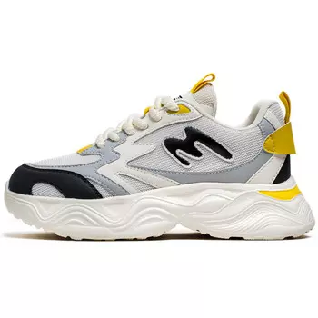 Кроссовки мужские толстые низкие Jkem, черный