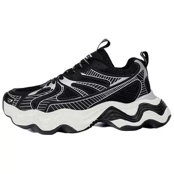 Кроссовки мужские толстые низкие Jkem, черный