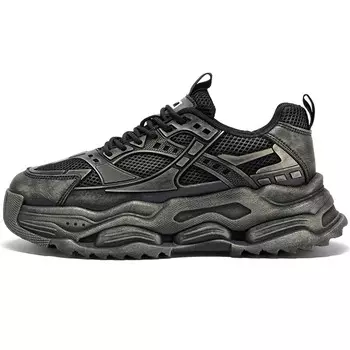 Кроссовки мужские толстые низкие Jkem, серый