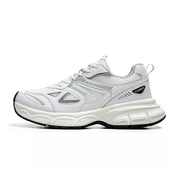 Кроссовки мужские толстые низкие Kuding, бежевый