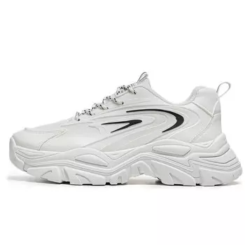 Кроссовки мужские толстые низкие M.M Party, цвет White Gray