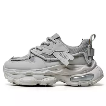 Кроссовки мужские толстые низкие M.M Party, черный