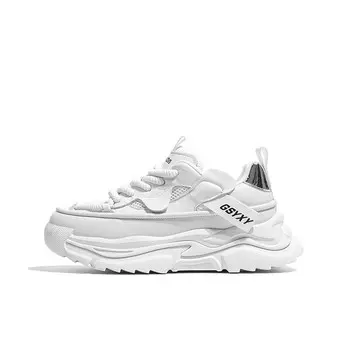 Кроссовки мужские толстые низкие Monster Fish, цвет Light Green