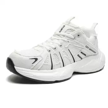 Кроссовки мужские толстые низкие Off-Wierah, черный