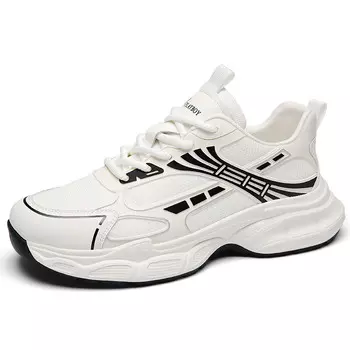 Кроссовки мужские толстые низкие Playboy, черный