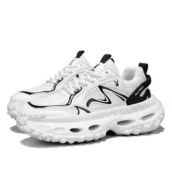 Кроссовки мужские толстые низкие Playboy, черный