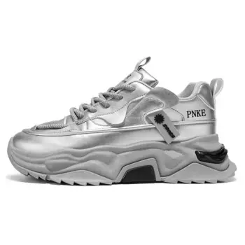Кроссовки мужские толстые низкие Pnke, белый