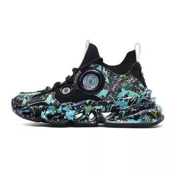 Кроссовки мужские толстые низкие Pnke, черный