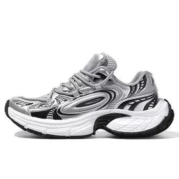 Кроссовки мужские толстые низкие Repusen, черный