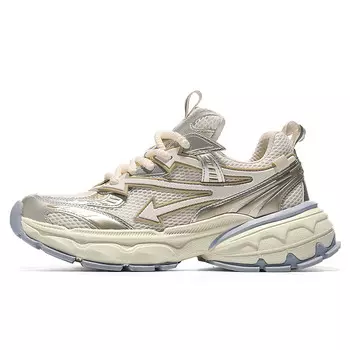 Кроссовки мужские толстые низкие серебристо-голубой серый Vidory Angel