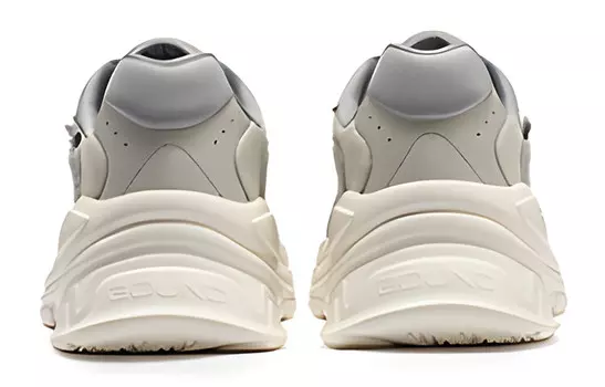 Кроссовки мужские толстые низкие серый 361°