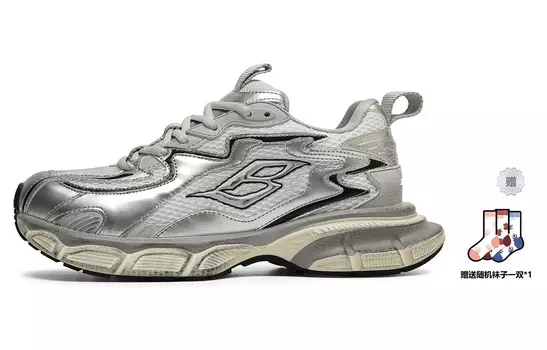 Кроссовки мужские толстые низкие серый Buffalo Bound