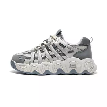 Кроссовки мужские толстые низкие серый Warrior