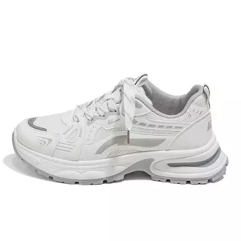 Кроссовки мужские толстые низкие серый Warrior